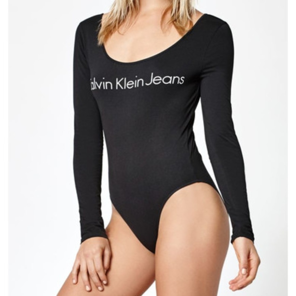 Calvin Klein Jeans Black Bodysuit